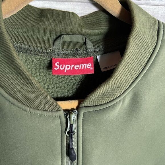 SUPREME WINDSTOPPER WORK VEST XLARGE OLIVE GREEN FW22 - Picture 7 of 9
